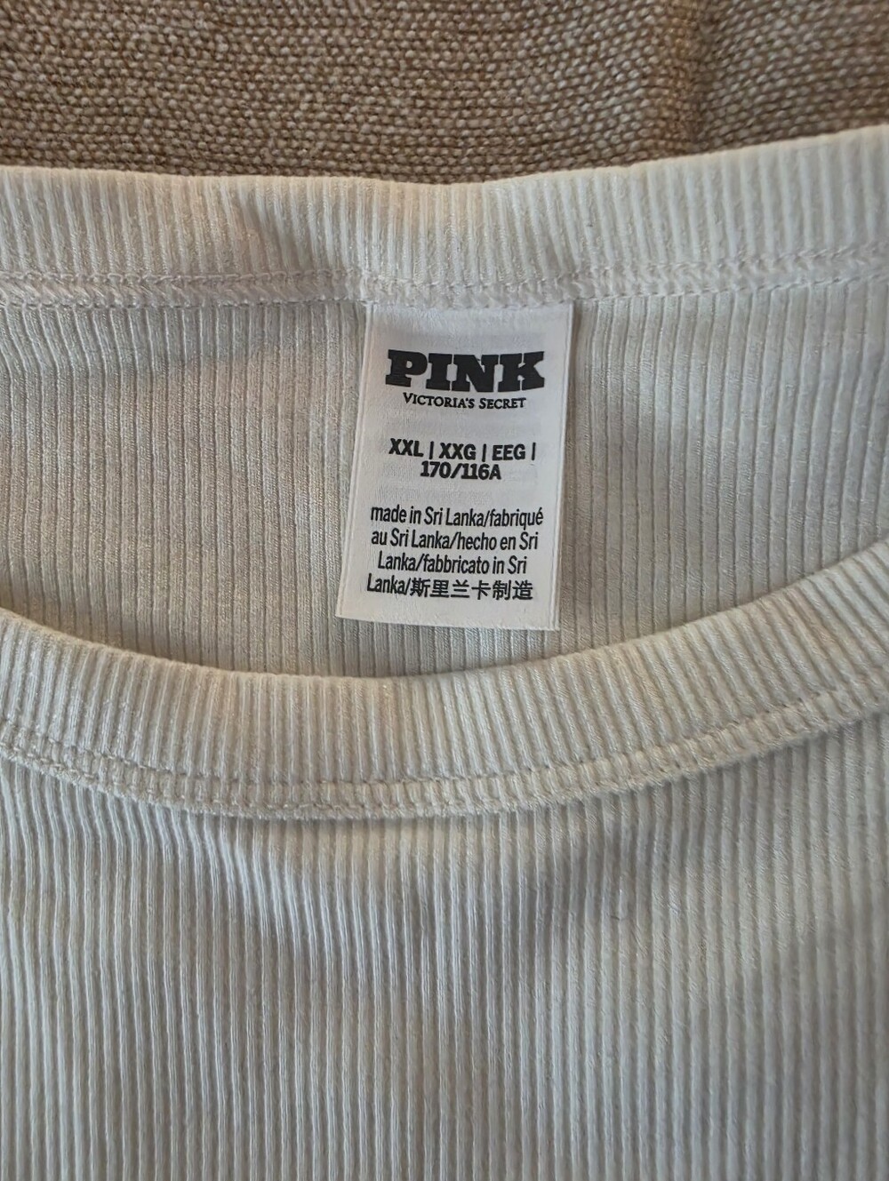 PINK Victoria's Secret White Short-Sleeve Mini Dress - Picture 4 of 4